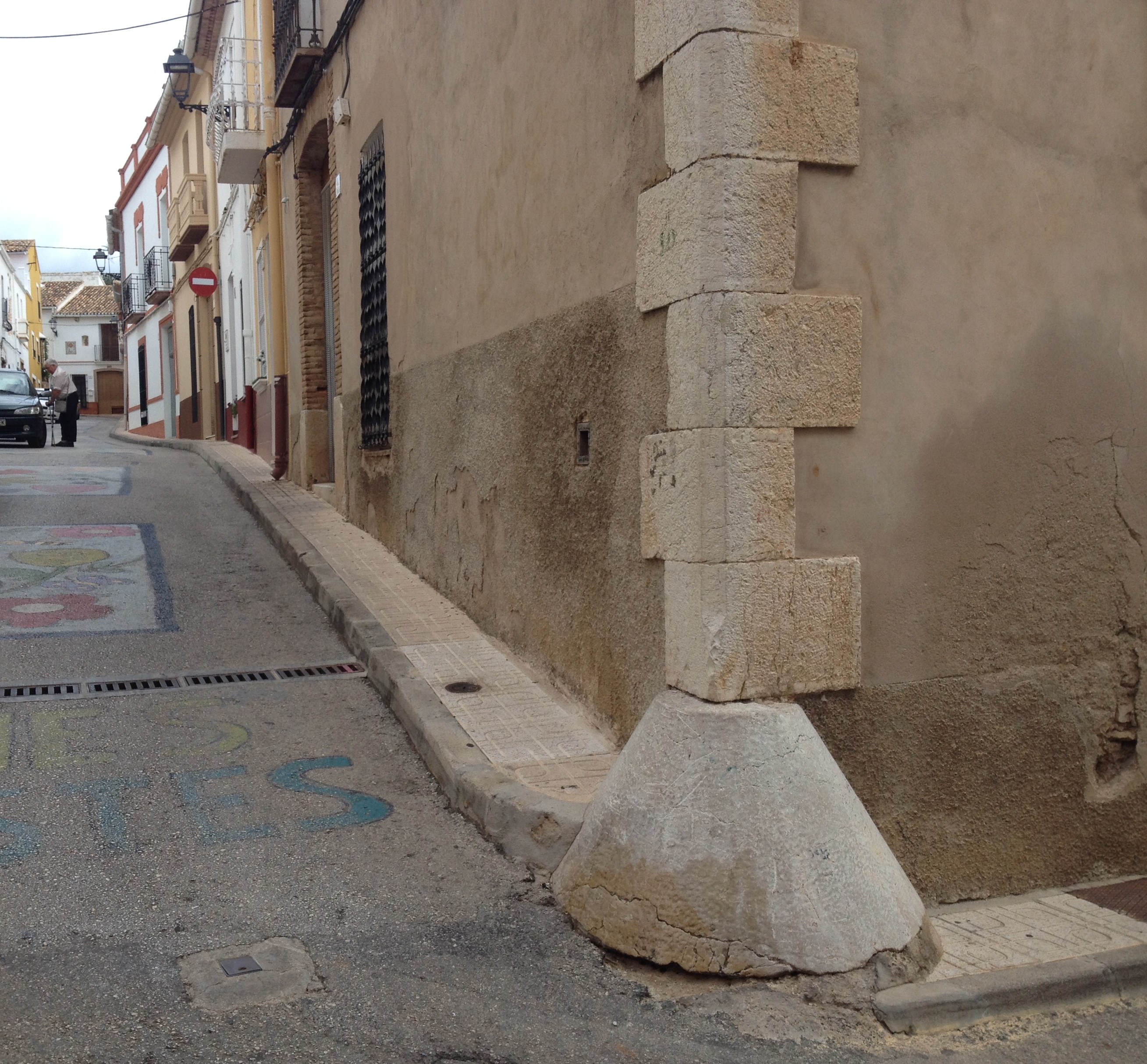 Detalle esquina calle Forn – Alcalalí Turismo