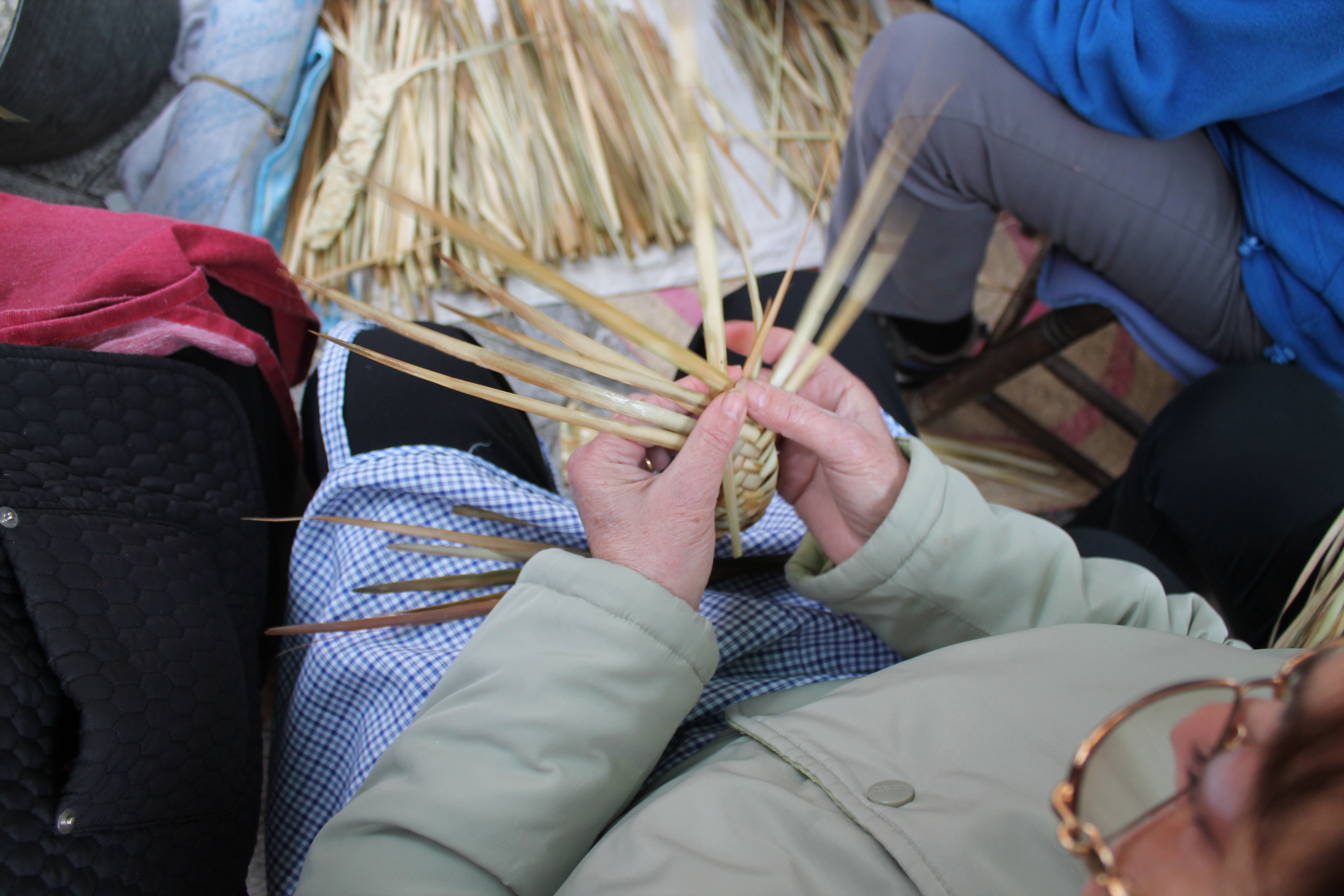 confección de capazos – feslalí – Alcalalí en flor