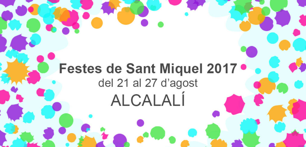 Festes de Sant Miquel 2017 - Alcalalí turismo