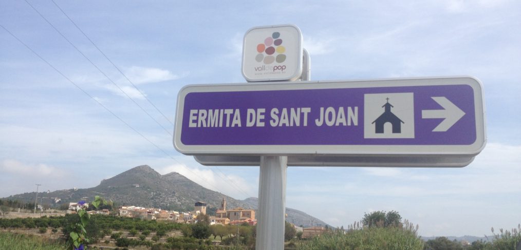 Señal Ermita de San Juan de Mosquera - Alcalalí turismo