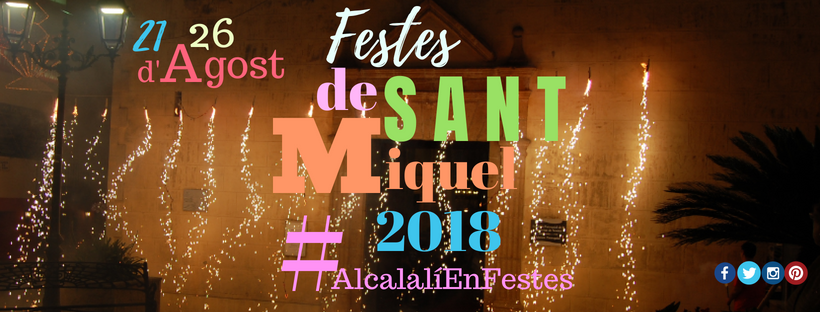 Fiestas de Alcalalí Sant Miquel 2018