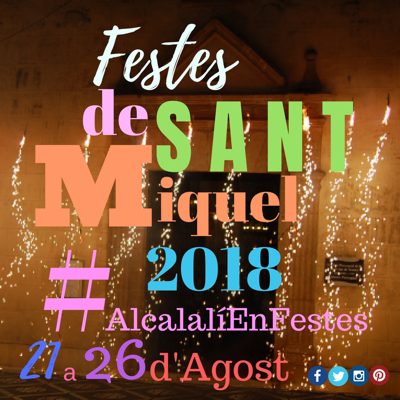 Cartell Festes S Miquel 2018 Alcalalí