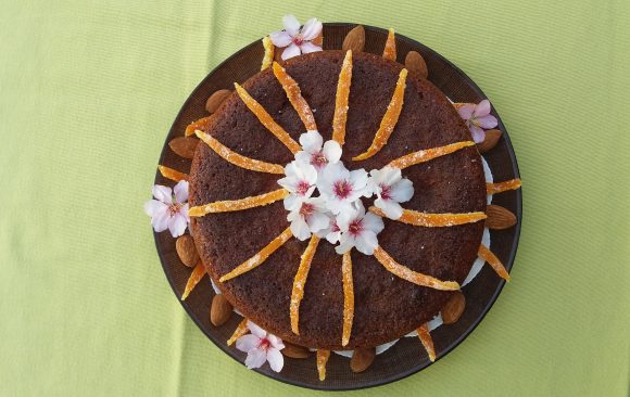 Pastel de Naranja y Almendra