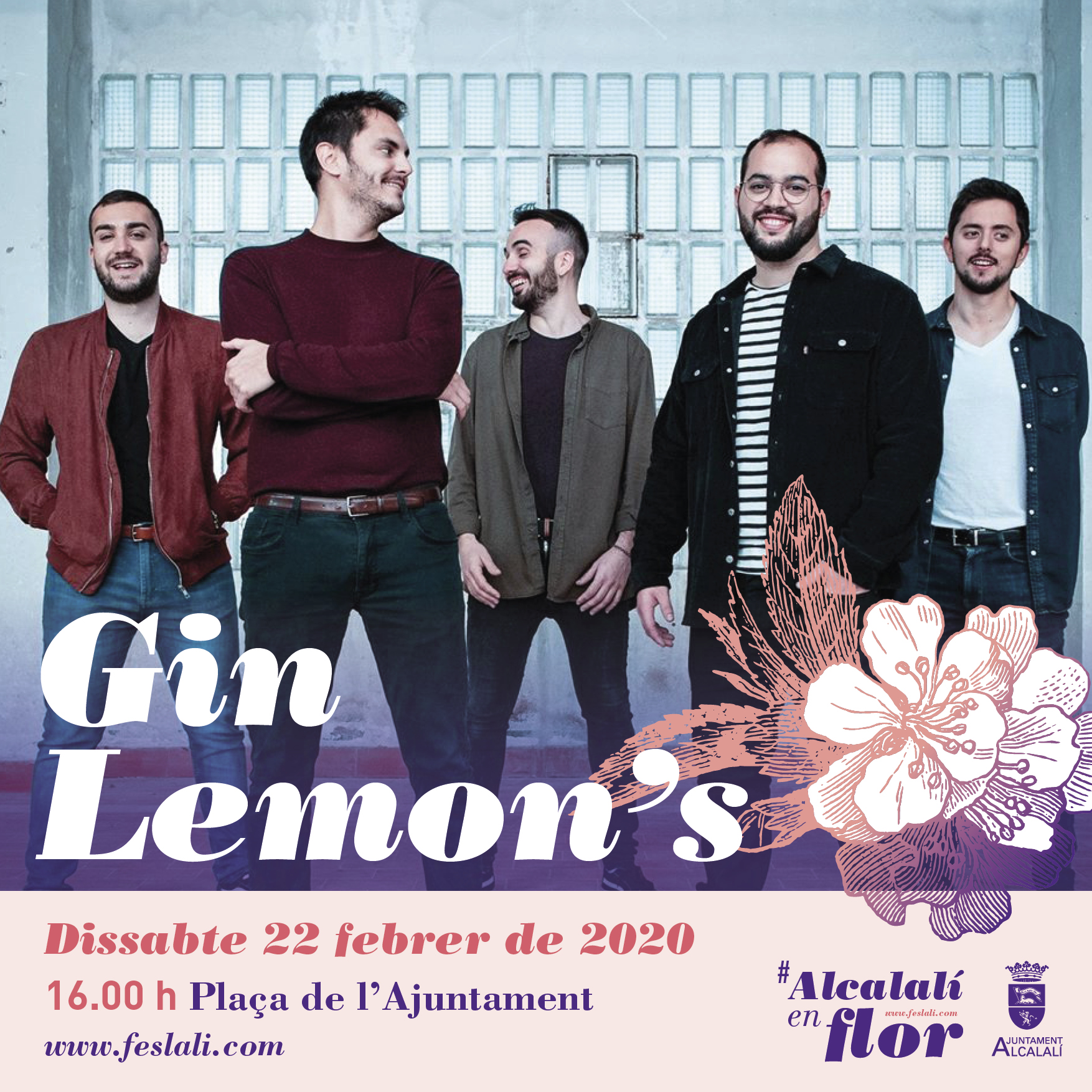 Feslalí, alcalalí en flor – Gin Lemon’s