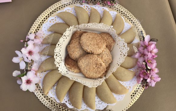 Pastelitos de almendra y boniato