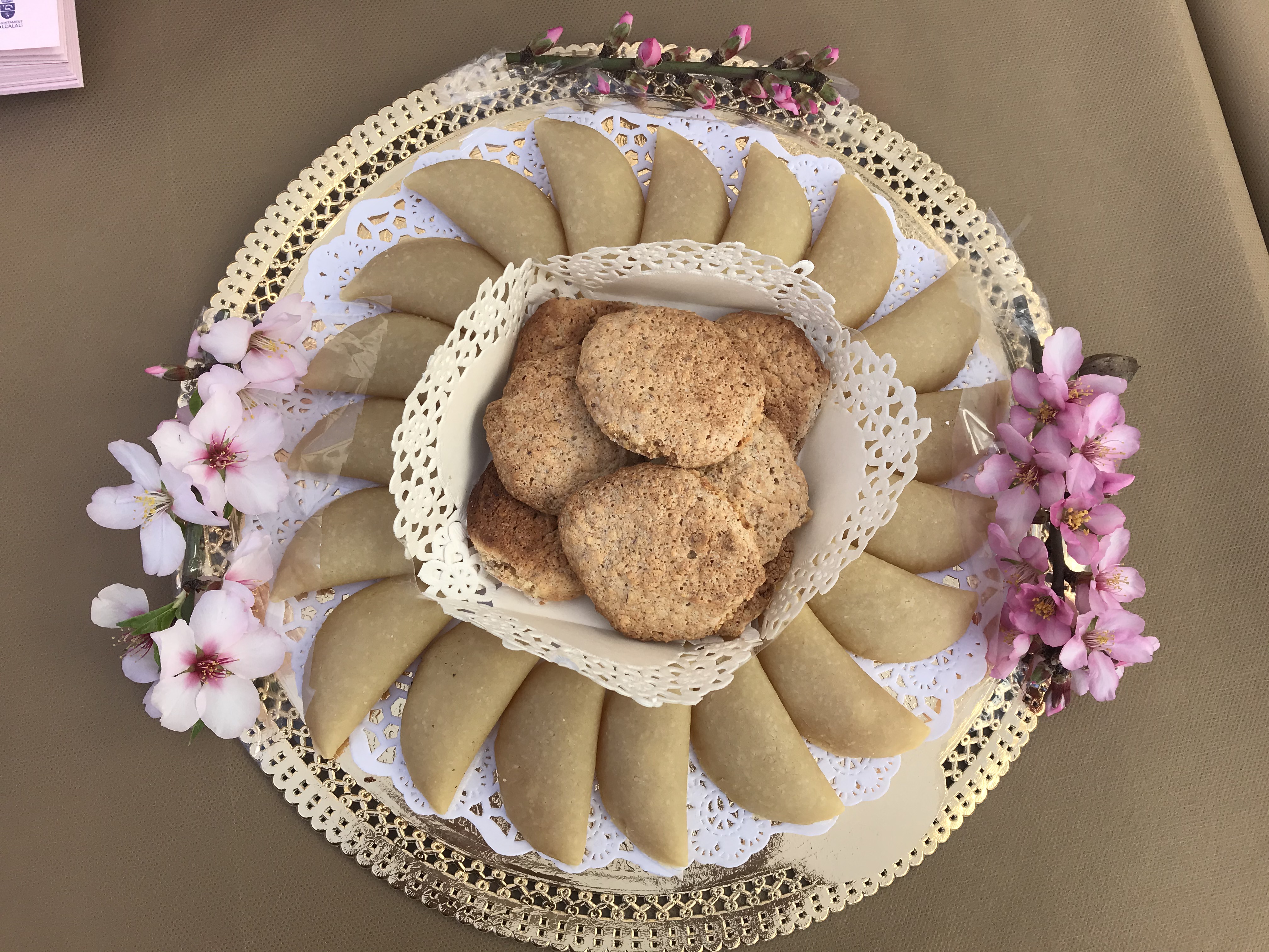 Cordiales de almendra y Pastelitos de almendra y boniato