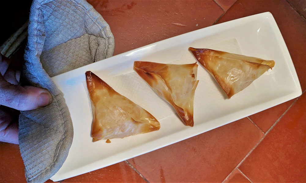 Postre de nísperos y almendros